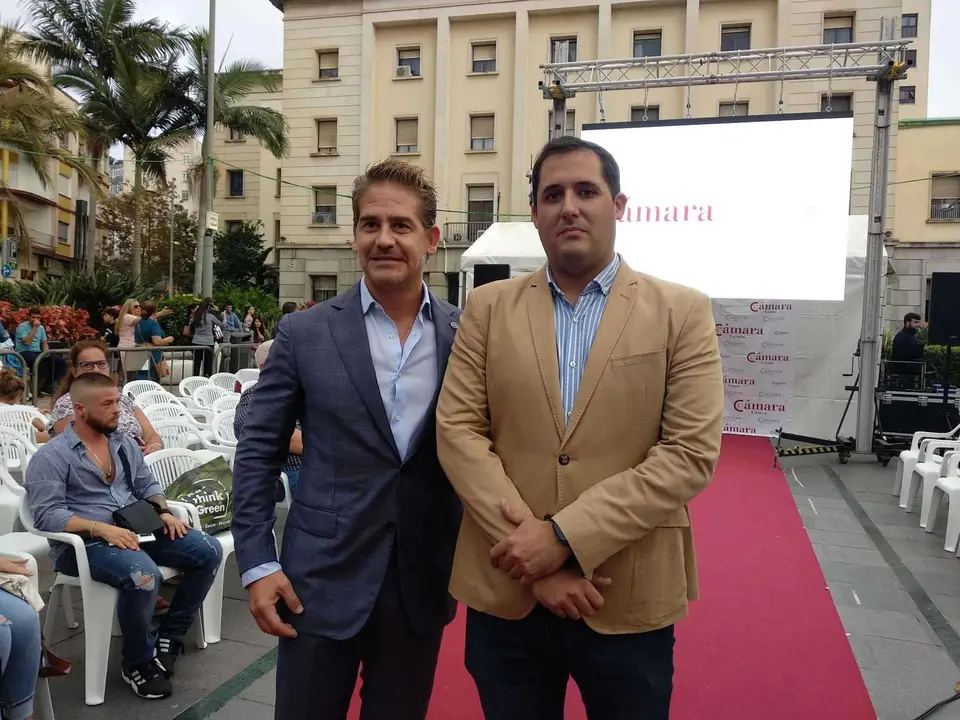 Karim Bulaix y Alejandro Ram&iacute;rez, en la Semana del Comercio