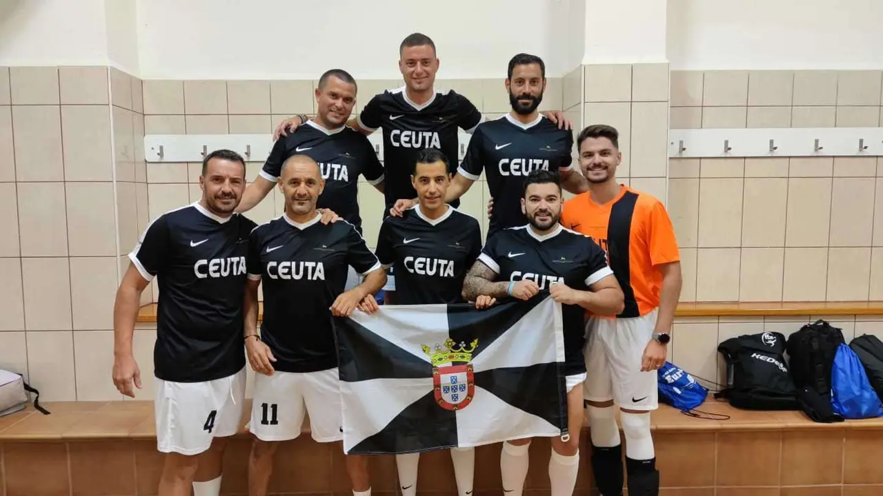 Equipo de f&uacute;tbol sala de la Autoridad Portuaria de Ceuta