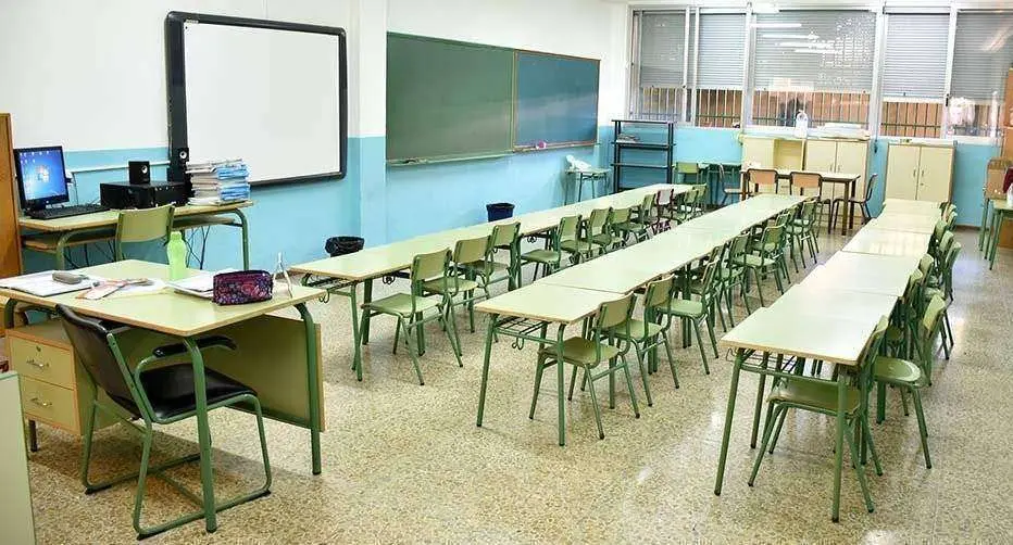Aula del colegio Ortega y Gasset (ARCHIVO)