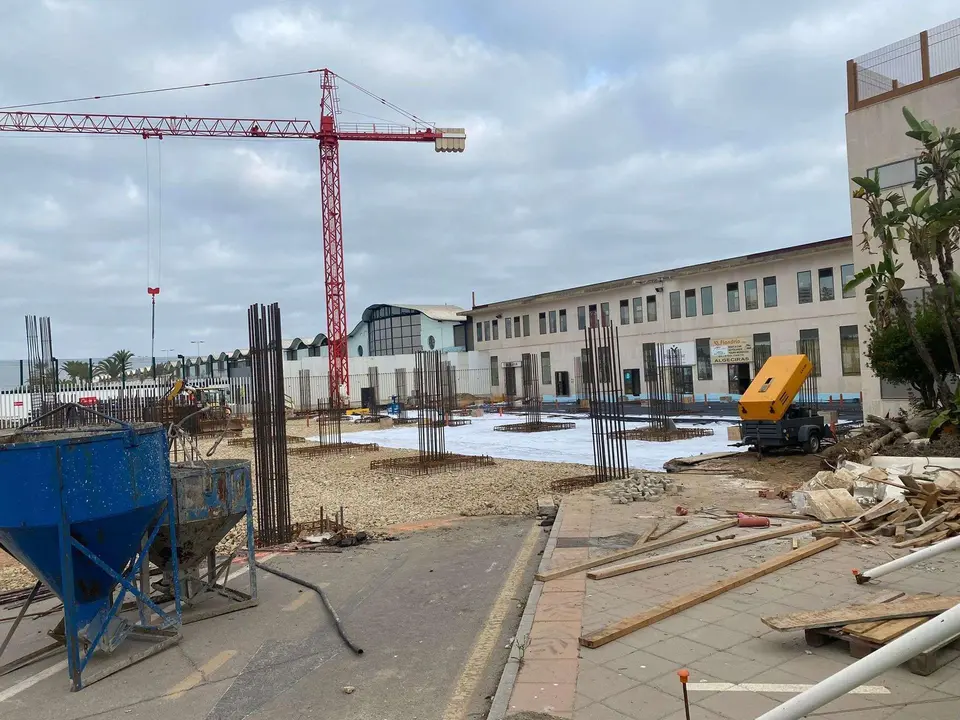 Obras de la nueva Estaci&oacute;n Mar&iacute;tima