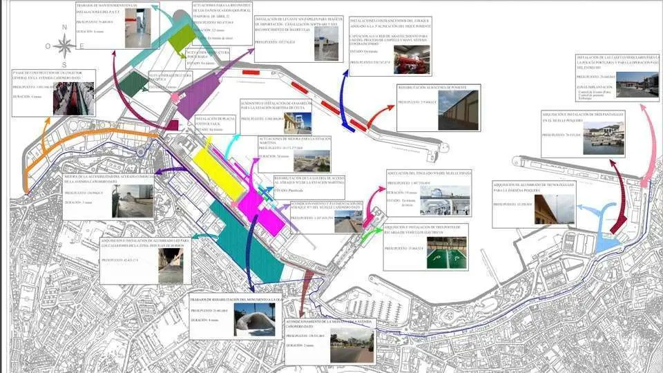 mapa inversiones puerto