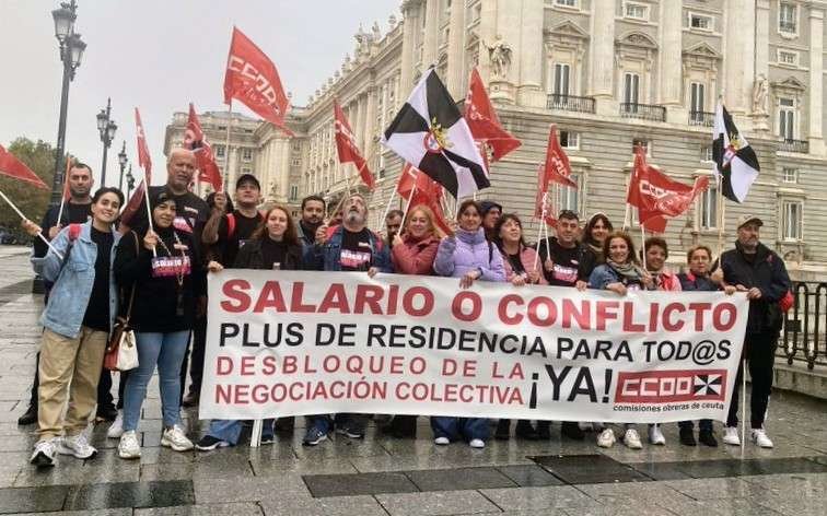 CCOO en la manifestación de Madrid