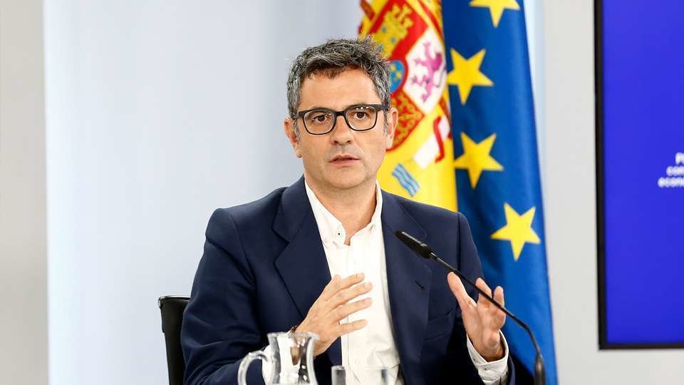 El ministro de la Presidencia, Félix Bolaños (MONCLOA)