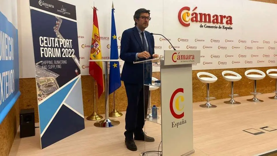  &Aacute;lvaro Rodriguez Dapena, presidente de Puertos del Estado, este jueves en Madrid. 