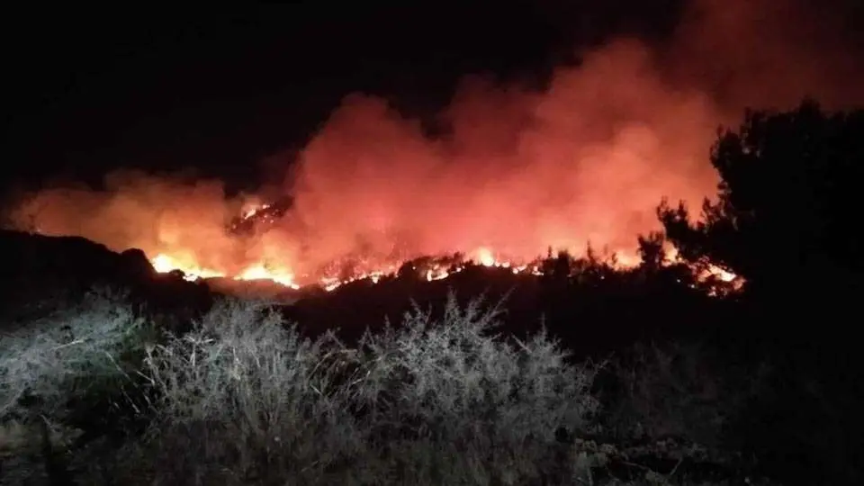 Incendio declarado en Garc&iacute;a Aldave el pasado septiembre (C.A./ARCHIVO)