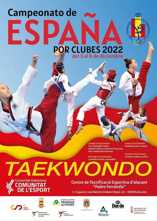 Campeonato de Espa&ntilde;a clubes de taekwondo