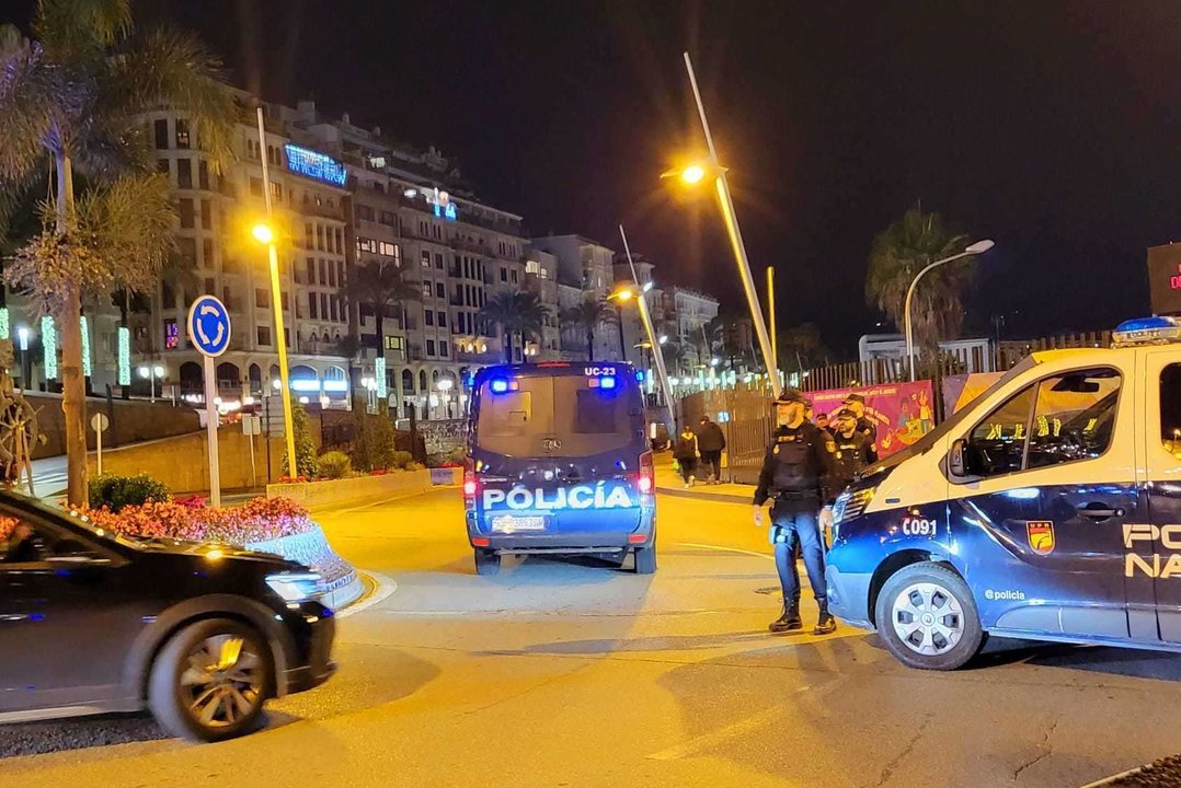Dispositivo de la Policía Nacional tras el partido España - Marruecos&nbsp;