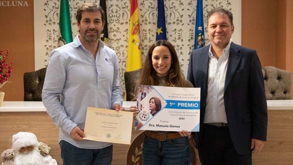 María Guerrero recoge el premio (CEDIDA)