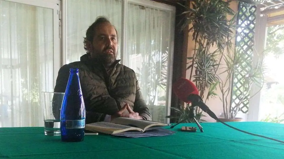 Mart&iacute;n, durante la rueda de prensa ofrecida este jueves (C.A.)