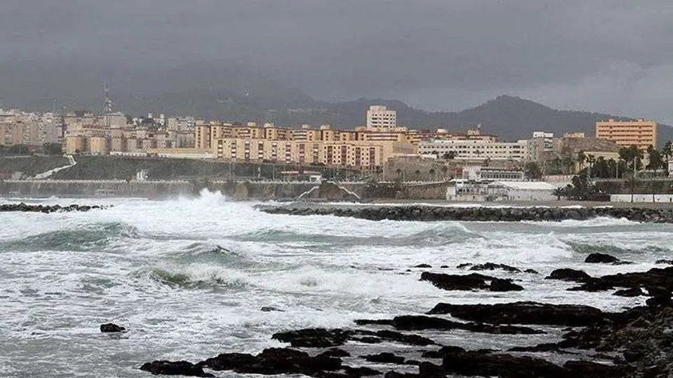 Estampa invernal de Ceuta (C.A./ARCHIVO)
