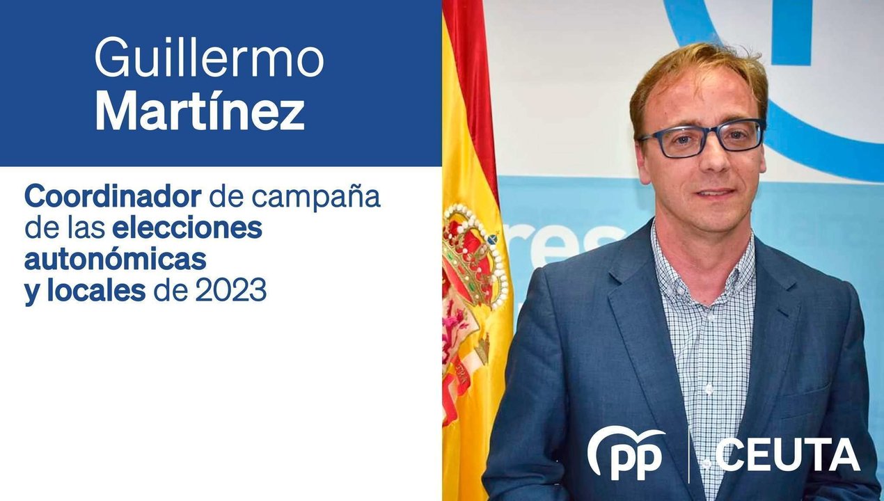 Guillermo Martínez Arcas, elegido como coordinador de campaña del Partido Popular de Ceuta