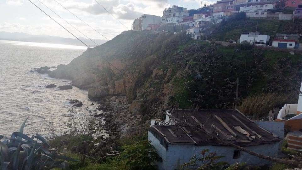 Vista de la costa en El Sarchal (C.A.)
