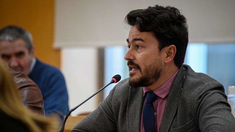 Yussef Mbroud, durante una sesión plenaria de la Asamblea (C.A./ARCHIVO)