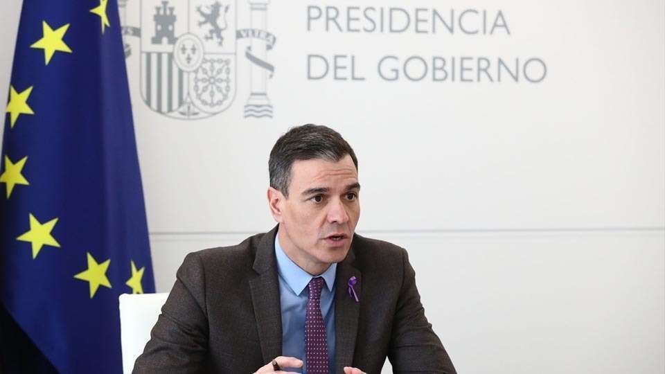 El presidente del Gobierno, Pesdro Sánchez (MONCLOA) Europea europa UE