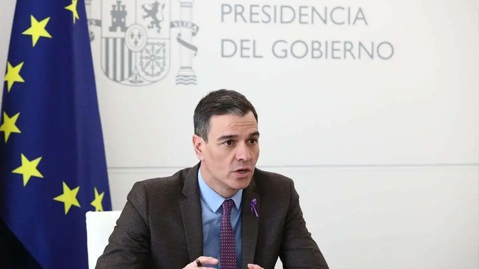 El presidente del Gobierno, Pesdro S&aacute;nchez (MONCLOA) Europea europa UE