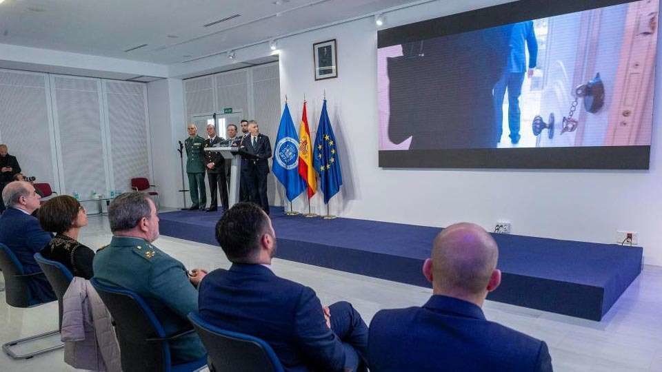 Acto de presentación de la campaña, presidido por el ministro del Interior, Fernando Grande-Marlaska (INTERIOR)