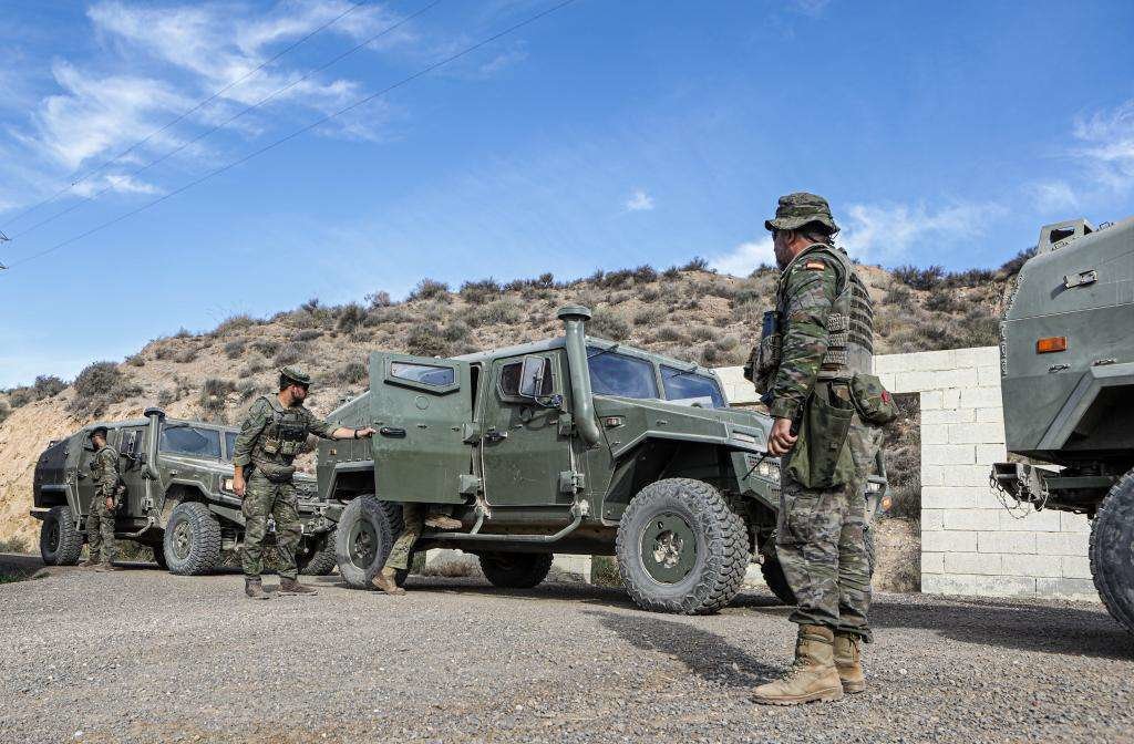 Contingente de la COMGECEU desplegado en Almería para continuar con su preparación de cara a la misión 'Apoyo Irak' (Alpha India)