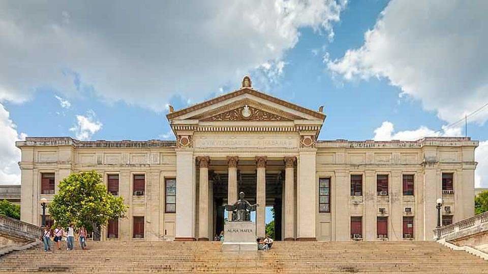 La Universidad de La Habana, la más antigua de Cuba y una de las más antiguas de América