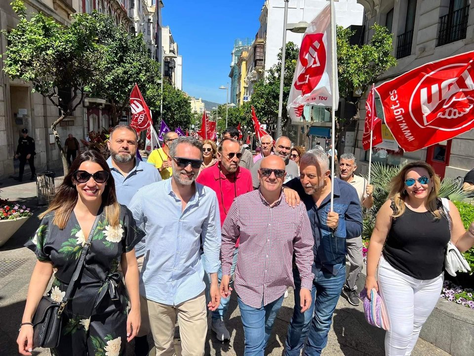 PSOE Ceuta manifestación 1 de mayo