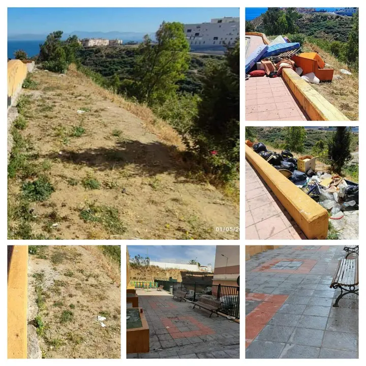 Limpieza de la barriada de Sidi Embarek
