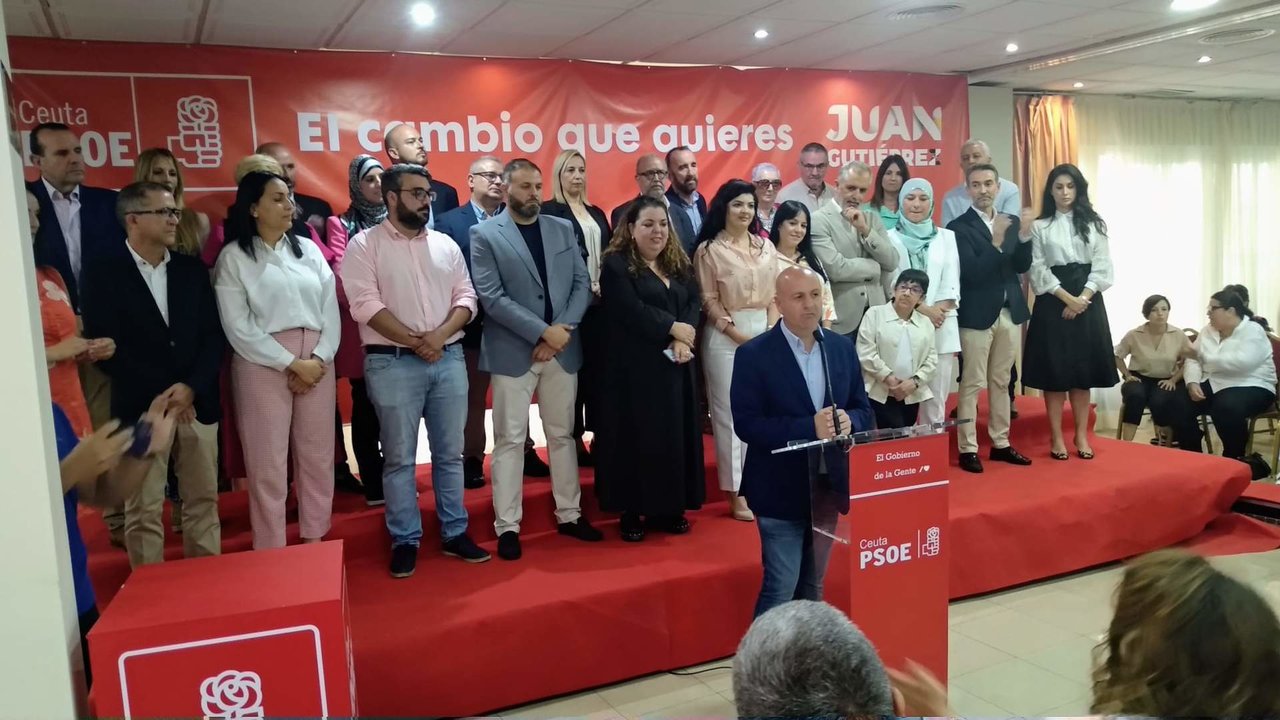 Presentación lista del PSOE