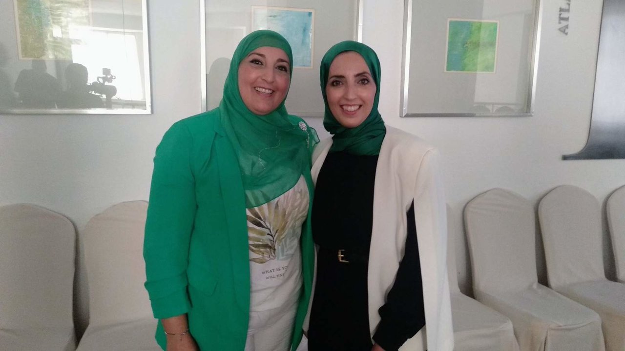 Presentación candidatura MDyC Fatima Hamed y Nadia Mohamed