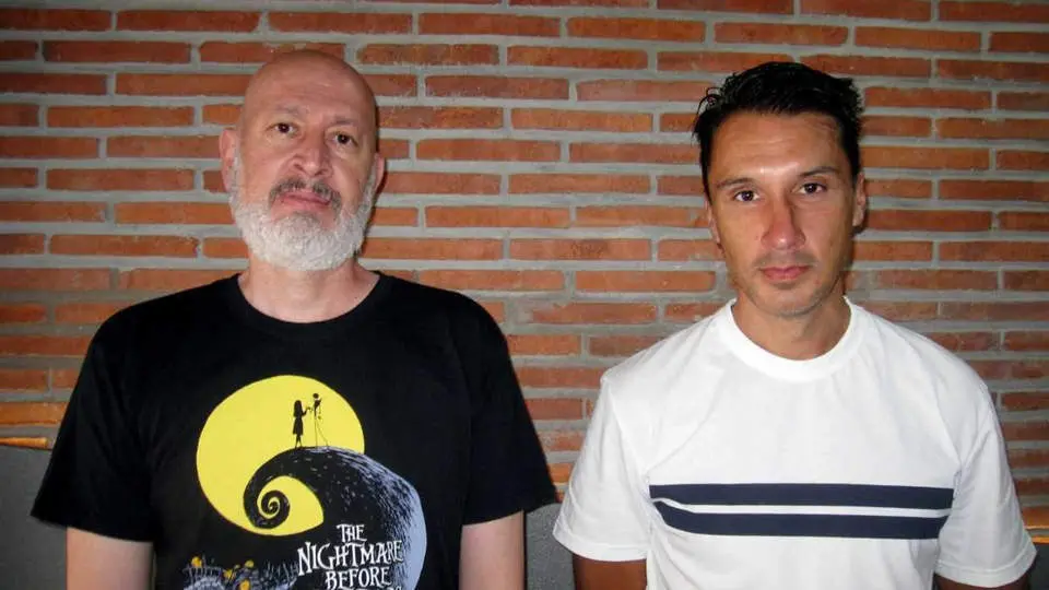 Rodr&iacute;guez (izqda) y Alarc&oacute;n, tras la reuni&oacute;n (CEDIDA)