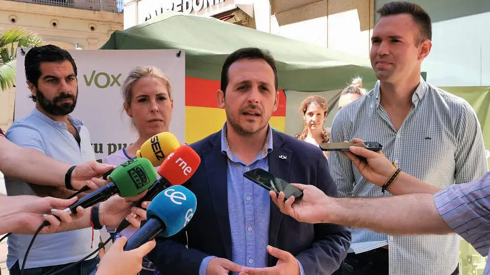 El candidato de Vox a la Presidencia de la Ciudad, Sergio Redondo