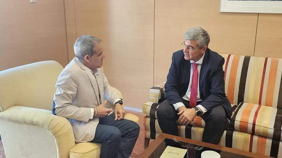 Pacheco y Garc&iacute;a, durante su encuentro en C&aacute;diz (CEDIDA)