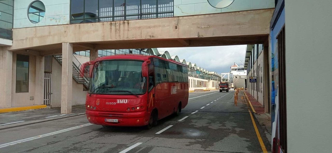 La UME llega a Ceuta para un apoyo puntual en la creación de cortafuegos (C.A.)