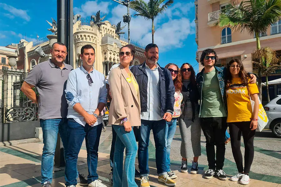  Ceuta Ya! en la Plaza de los Reyes / Rafa B&aacute;ez 
