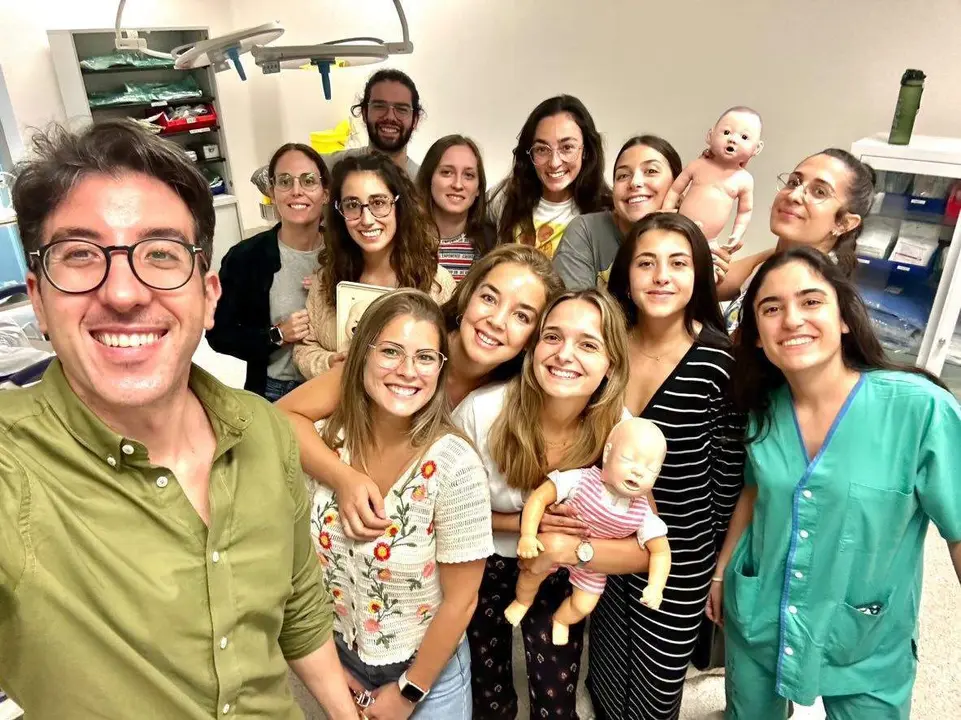 curso de RCP neonatal