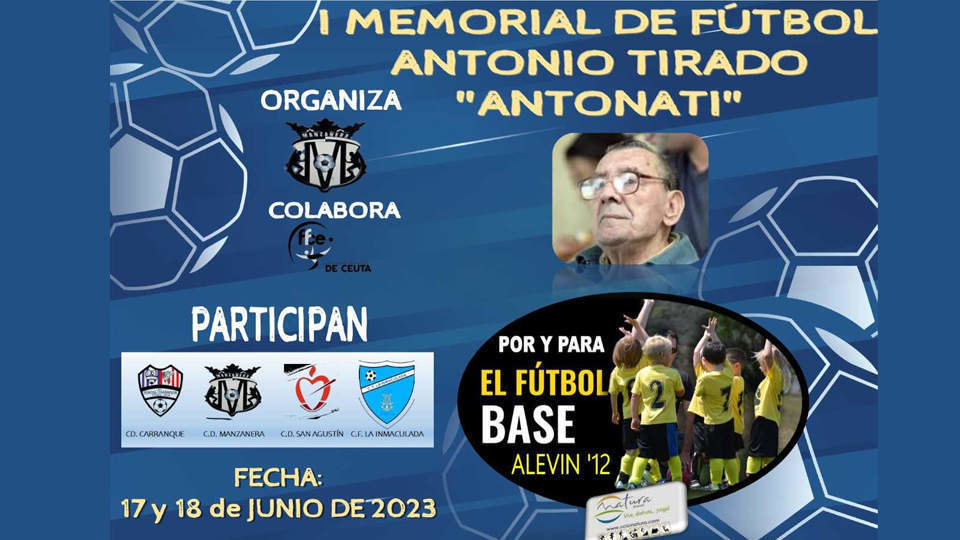 Cartel anunciador del Memorial Atonio Tirado «Antonati» (CEDIDA)