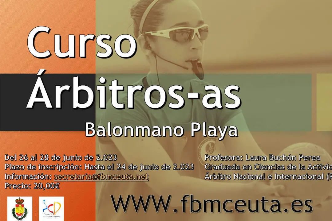 Curso de arbitraje de balonmano playa