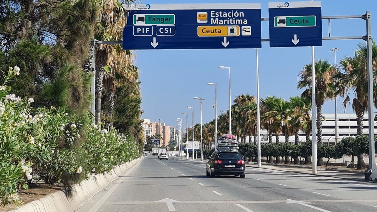 Acceso a la estación marítima de Algeciras (APBA)