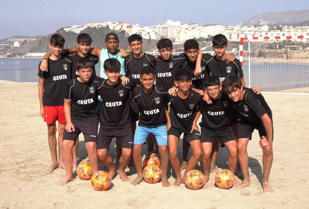 Los Infantiles, listos para afrontar el Campeonato de España de Selecciones de Fútbol Playa