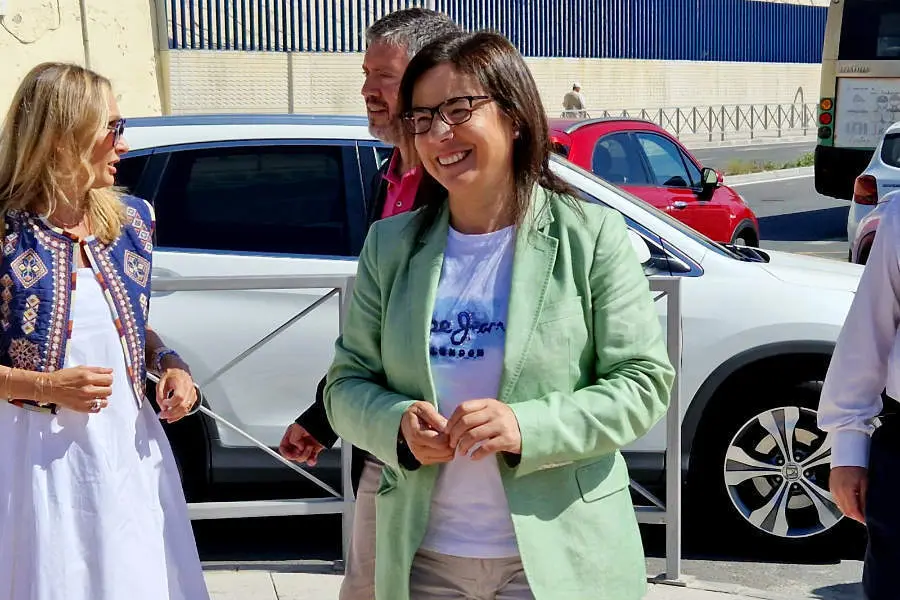  Ana Bel&eacute;n V&aacute;zquez, secretaria de Interior del PP, instantes antes de su comparecencia ante los medios / Laura Ortiz 