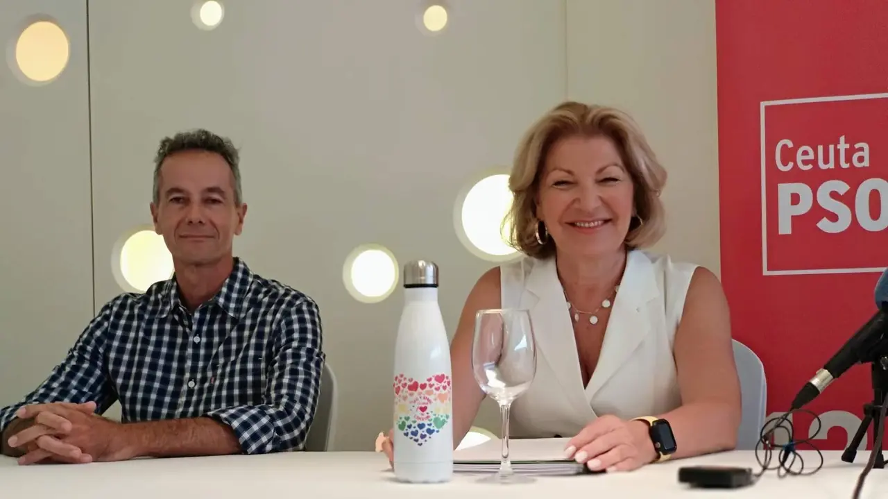 Miguel Se&ntilde;or y Blanca G&oacute;mez, candidatos del PSOE de Ceuta al Senado