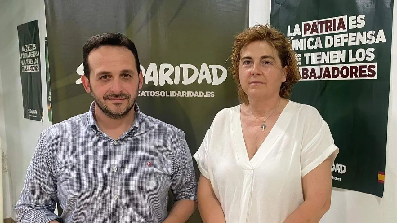 Redondo junto a la candidata de Solidaridad, Jaramillo (Cedida)