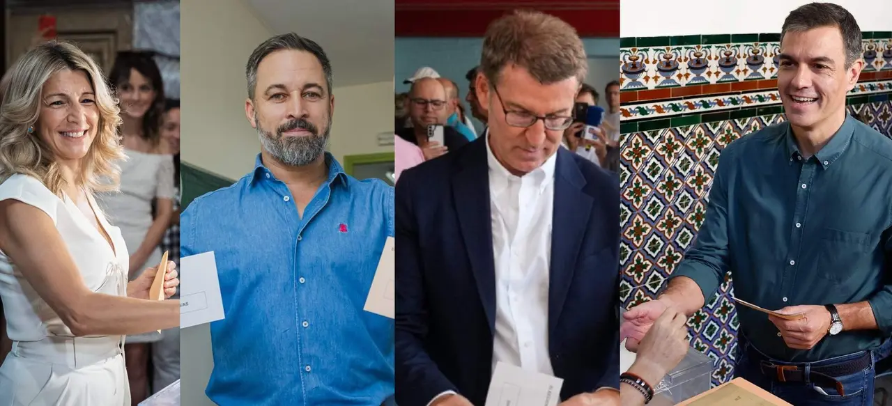 Los candidatos a la Presidencia del Gobierno han ejercido su derecho al voto