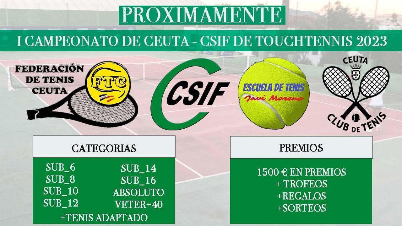 I Campeonato de Ceuta-CSIF de Touchtennis