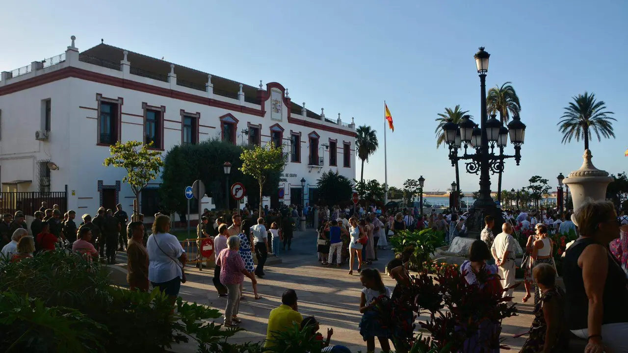 Procesi&oacute;n de la virgen de &Aacute;frica