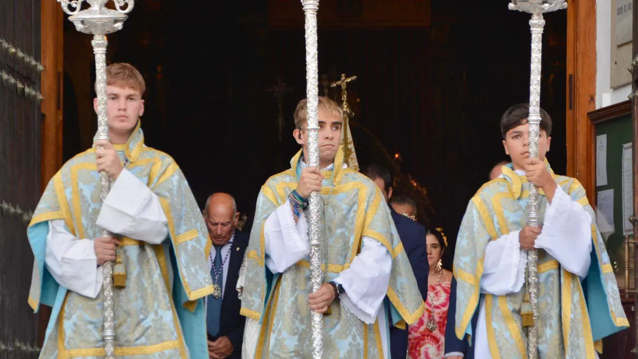 Procesi&oacute;n de la virgen de &Aacute;frica