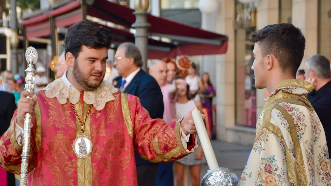 Procesi&oacute;n de la virgen de &Aacute;frica