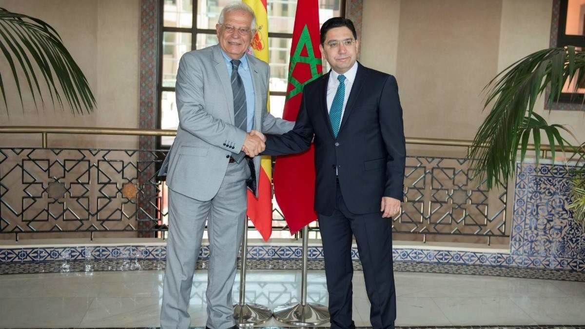 Josep Borrell y Nasser Bourita, ministro de Exteriores de Marruecos (Moncloa)