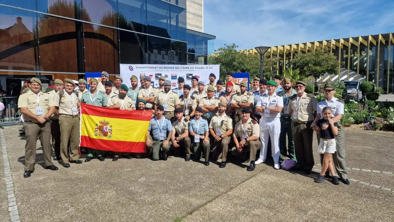 Selecci&oacute;n militar de rugby