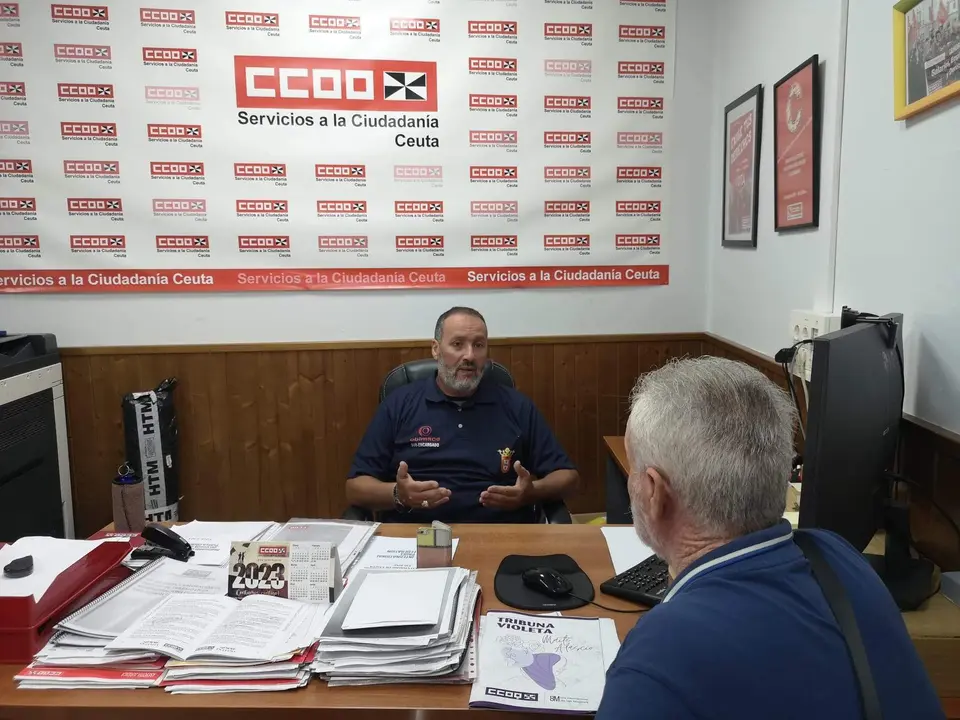 Abdelatif Mohamed Almougha, presidente del Comit&eacute; de Empresa de Obimace