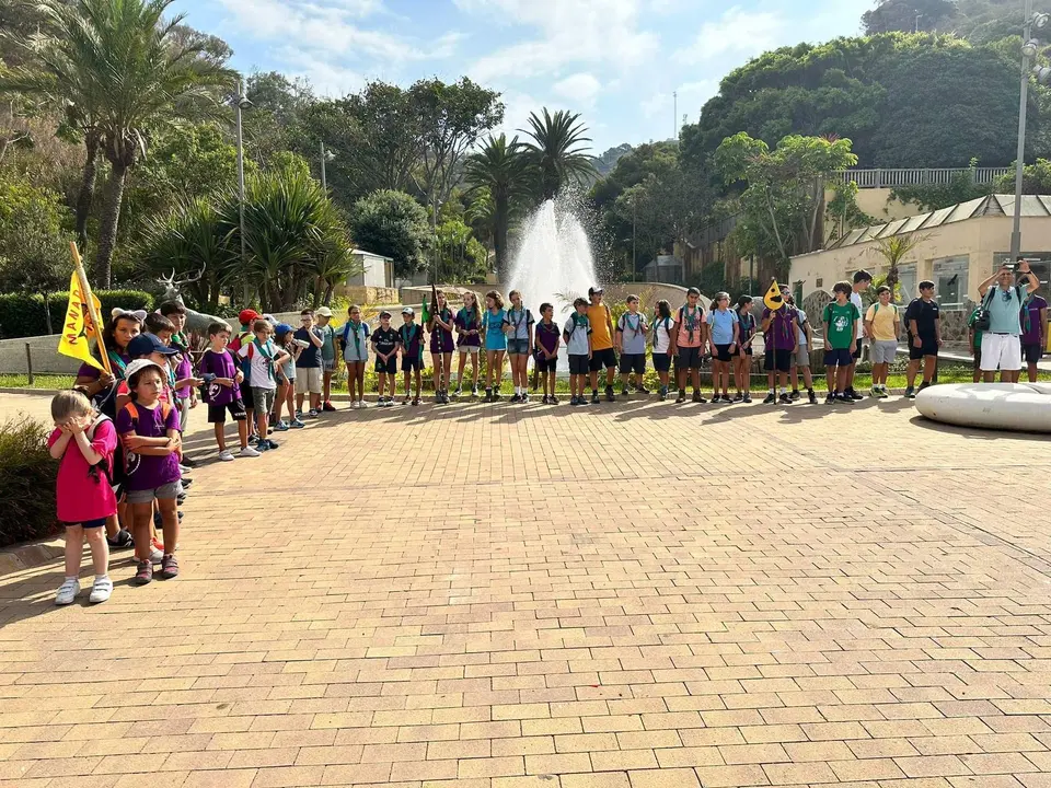 Scouts ceuta en el Parque de San Amaro