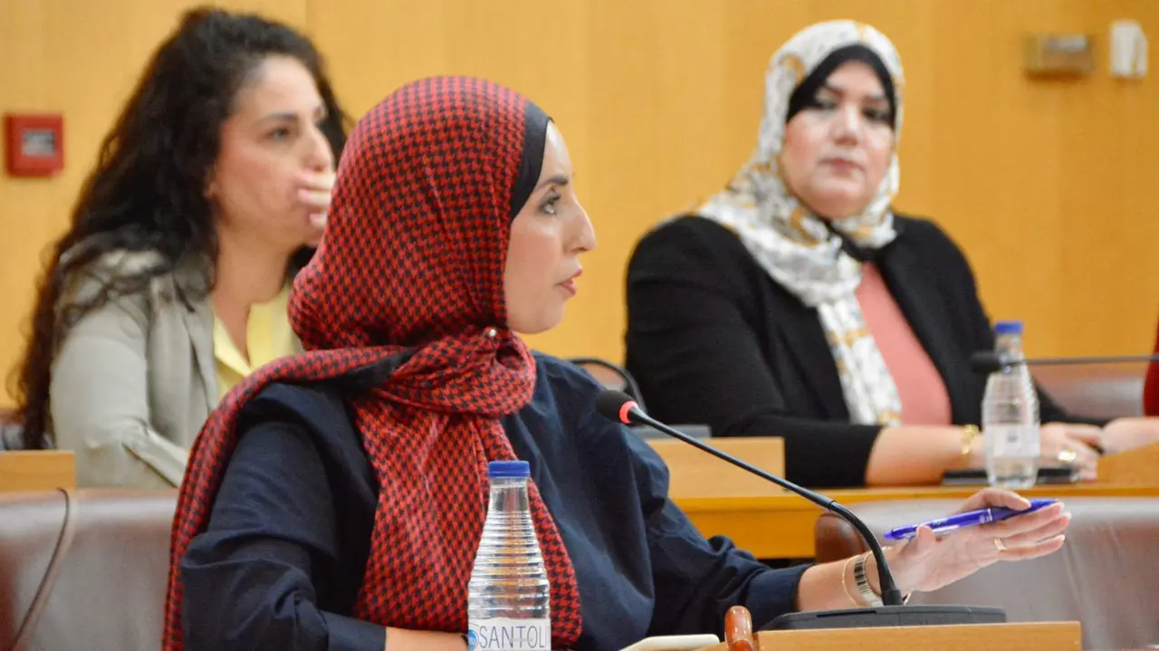 Fatima Hamed (MDyC), durante la sesi&oacute;n del pleno / Alejandro Castillo