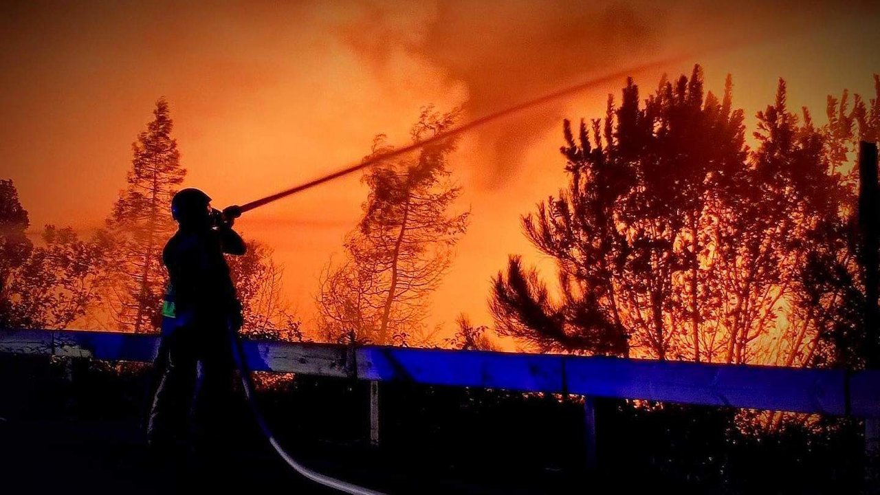 Bomberos Incendios García Aldave